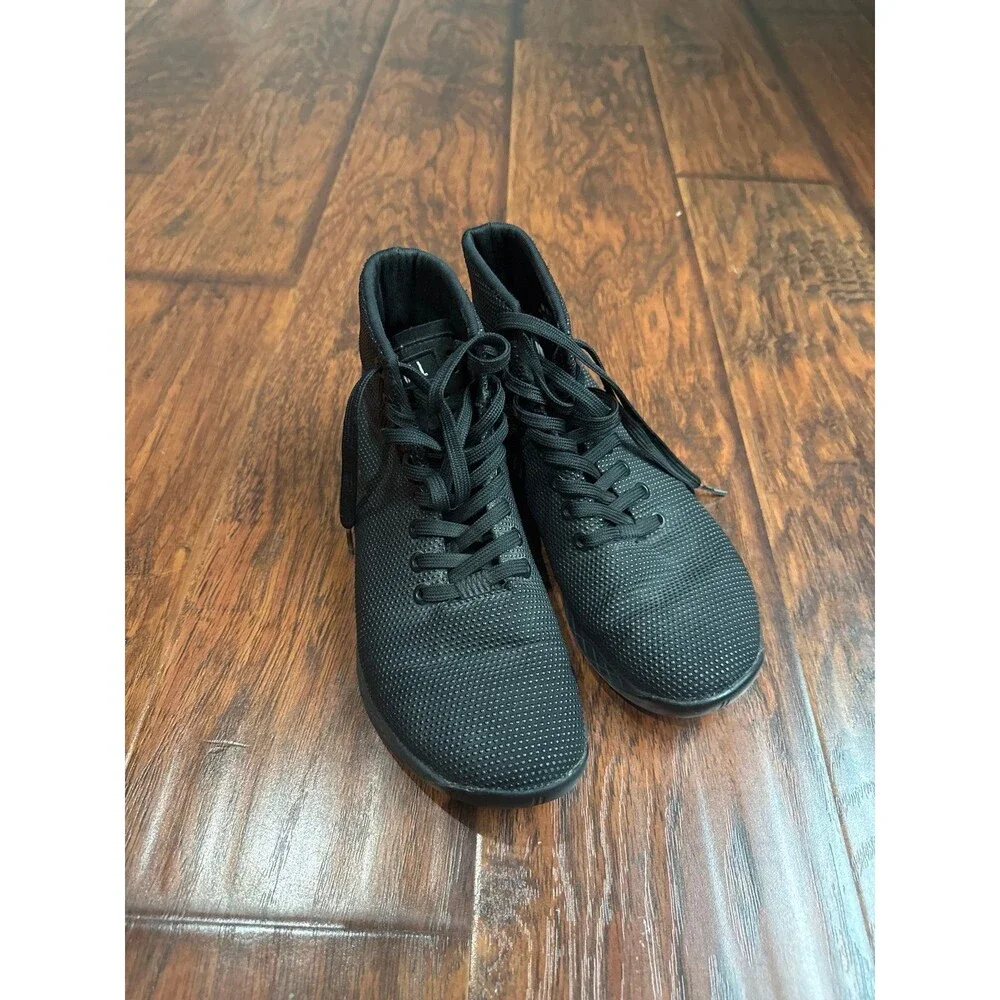 Nobull Trainer High Top Mens Size 6 women's 7.5 Black CrossFit Training Sneakers
